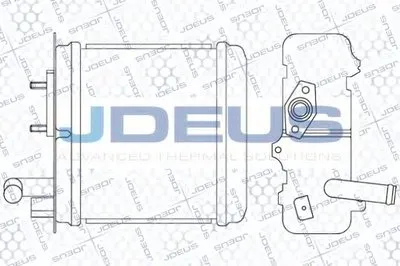 Теплообменник, отопление салона JDEUS купить