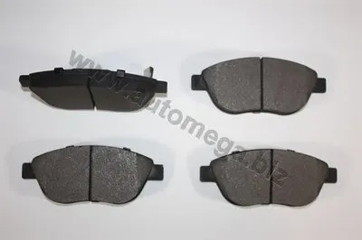 Комплект тормозных колодок, дисковый тормоз AutoMega Premium AUTOMEGA купить