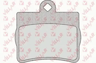 Комплект тормозных колодок, дисковый тормоз VILLAR купить