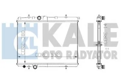 Радиатор, охлаждение двигателя KALE OTO RADYATÖR купить