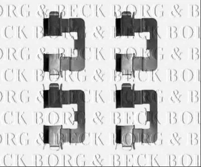 Комплектующие, колодки дискового тормоза BORG & BECK купить