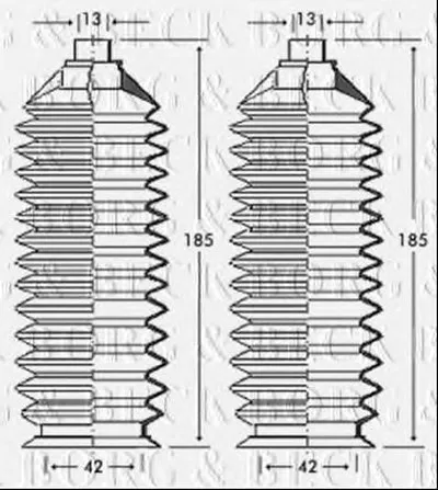 Пыльник, рулевое управление BORG & BECK купить