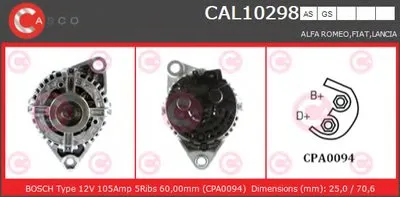 Генератор BRAND NEW SERIES CASCO купить