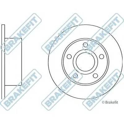 Тормозной диск Brake Fit APEC braking купить