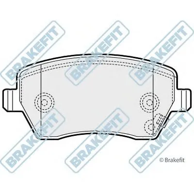 Комплект тормозных колодок, дисковый тормоз Brake Fit APEC braking купить