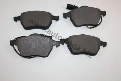 Комплект тормозных колодок, дисковый тормоз AutoMega Premium AUTOMEGA купить