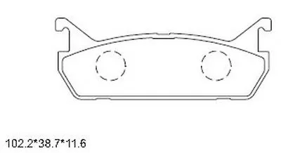 Комплект тормозных колодок, дисковый тормоз ASIMCO купить