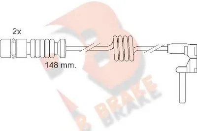 Сигнализатор, износ тормозных колодок R BRAKE купить