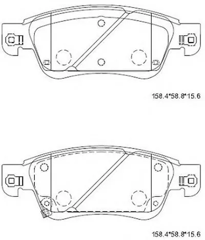 Комплект тормозных колодок, дисковый тормоз ASIMCO купить