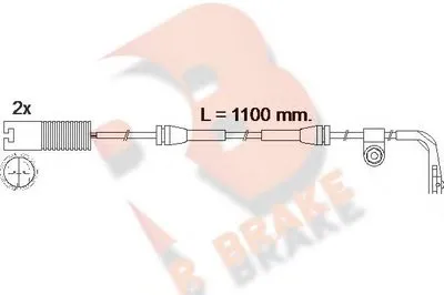 Сигнализатор, износ тормозных колодок R BRAKE купить