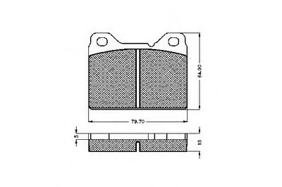Комплект тормозных колодок, дисковый тормоз SPIDAN купить