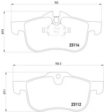 Комплект тормозных колодок, дисковый тормоз HELLA купить