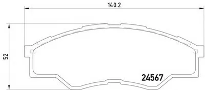 Комплект тормозных колодок, дисковый тормоз HELLA купить
