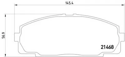 Комплект тормозных колодок, дисковый тормоз HELLA купить