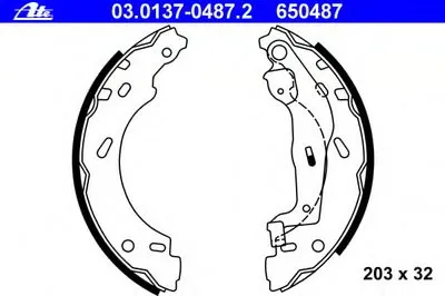 Комплект тормозных колодок ATE купить