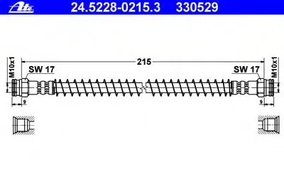 Тормозной шланг ATE купить