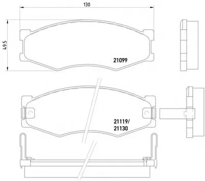 Комплект тормозных колодок, дисковый тормоз HELLA PAGID купить