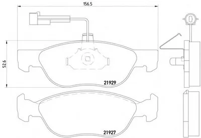Комплект тормозных колодок, дисковый тормоз HELLA PAGID купить