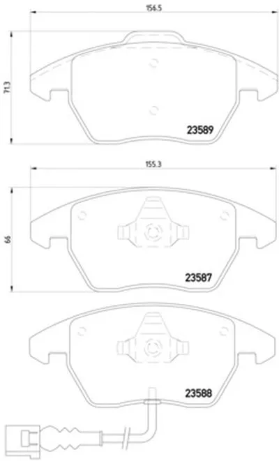 Комплект тормозных колодок, дисковый тормоз HELLA PAGID купить