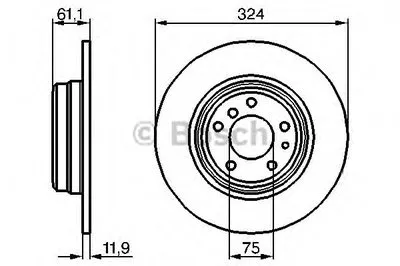 Тормозной диск BOSCH купить