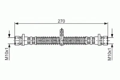 Тормозной шланг BOSCH купить
