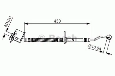Тормозной шланг BOSCH купить