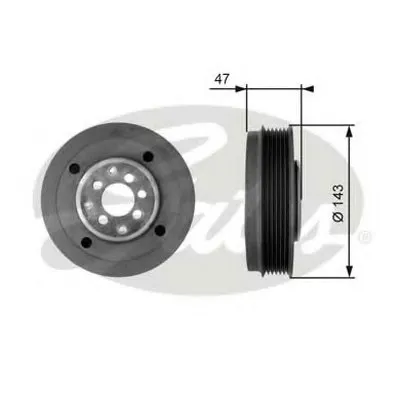 Ременный шкив, коленчатый вал DriveAlign® GATES купить