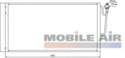 Конденсатор, кондиционер VAN WEZEL купить