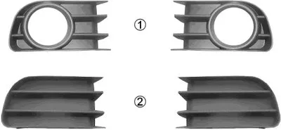 Решетка вентилятора, буфер VAN WEZEL купить
