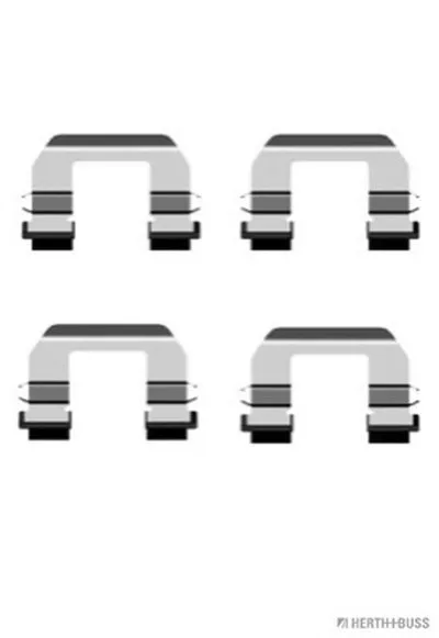 Комплектующие, колодки дискового тормоза HERTH+BUSS JAKOPARTS купить