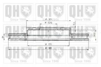 Тормозной диск QUINTON HAZELL купить