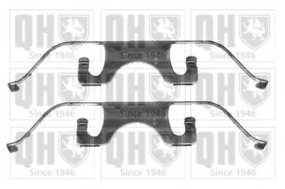 Комплектующие, колодки дискового тормоза QUINTON HAZELL купить