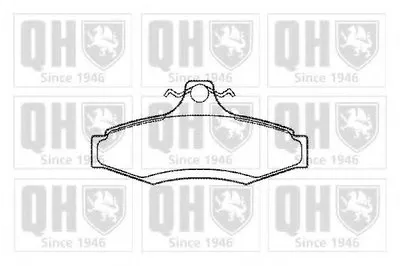 Комплект тормозных колодок, дисковый тормоз QUINTON HAZELL купить