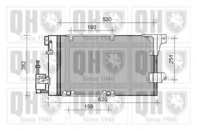 Конденсатор, кондиционер QUINTON HAZELL купить