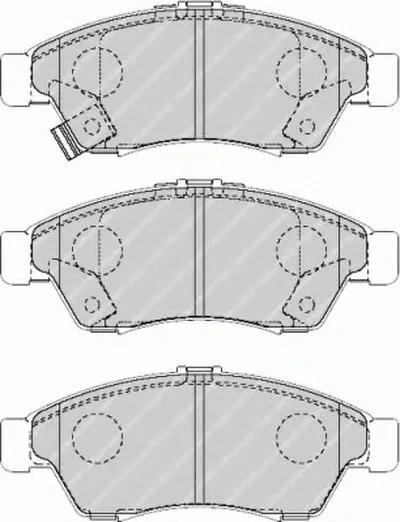 Комплект тормозных колодок, дисковый тормоз PREMIER FERODO купить