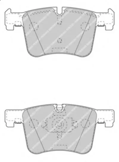 Комплект тормозных колодок, дисковый тормоз PREMIER FERODO купить