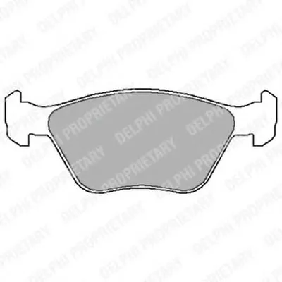 Комплект тормозных колодок, дисковый тормоз DELPHI купить