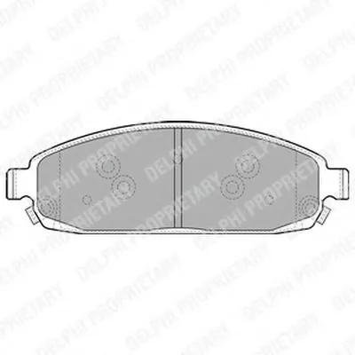 Комплект тормозных колодок, дисковый тормоз DELPHI купить