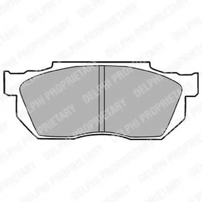 Комплект тормозных колодок, дисковый тормоз DELPHI купить