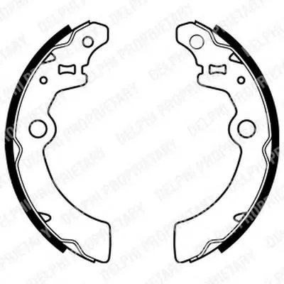 Комплект тормозных колодок DELPHI купить