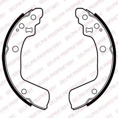 Комплект тормозных колодок DELPHI купить