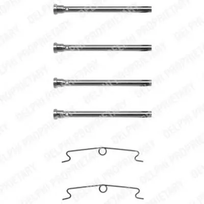 Комплектующие, колодки дискового тормоза DELPHI купить