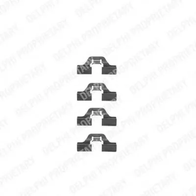 Комплектующие, колодки дискового тормоза DELPHI купить