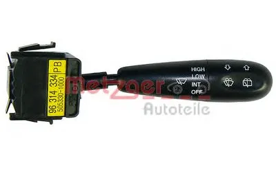 Переключатель стеклоочистителя; Выключатель на колонке рулевого управления METZGER купить