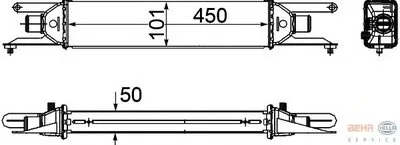 Интеркулер BEHR HELLA SERVICE купить