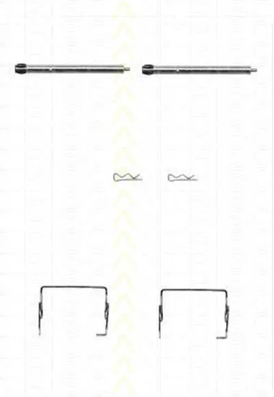 Комплектующие, колодки дискового тормоза TRISCAN купить