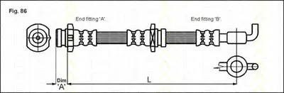 Тормозной шланг TRISCAN купить
