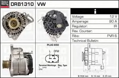 Генератор Remanufactured REMY (Light Duty) DELCO REMY купить