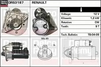 Стартер Remanufactured REMY (Light Duty) DELCO REMY купить