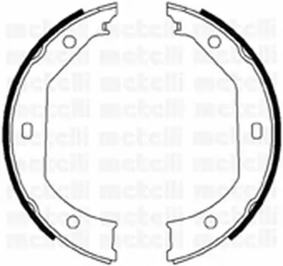 Комплект тормозных колодок, стояночная тормозная система METELLI купить